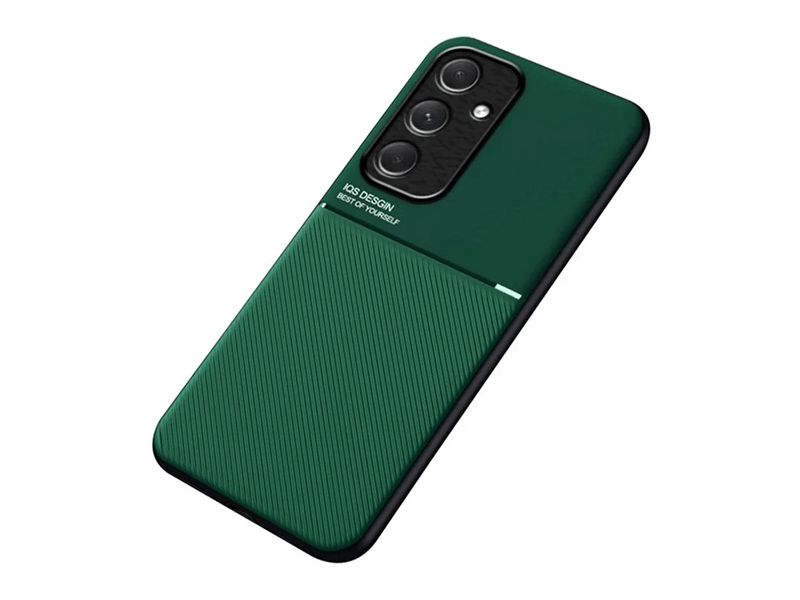 Gigapack Samsung Galaxy A55 Szilikon tok, sötétzöld (154809)
