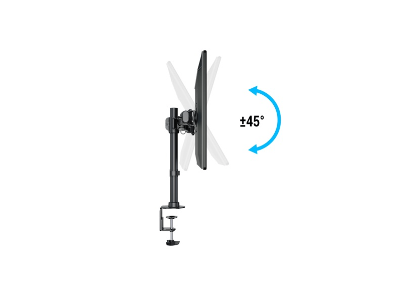 Multibrackets M Deskmount Basic Dual Asztali monitorkonzol