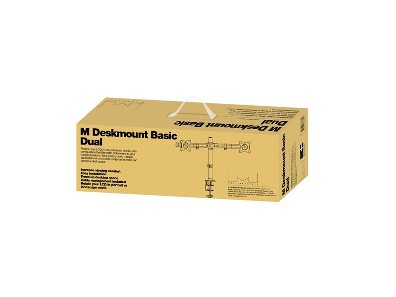 Multibrackets M Deskmount Basic Dual Asztali monitorkonzol