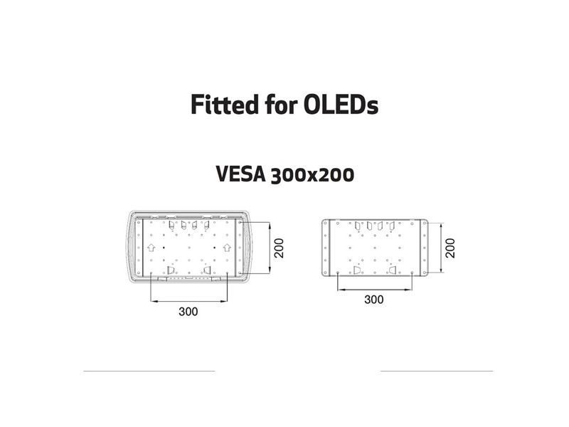 Multibrackets Super Slim Tilt & Turn Plus Fali konzol, 40