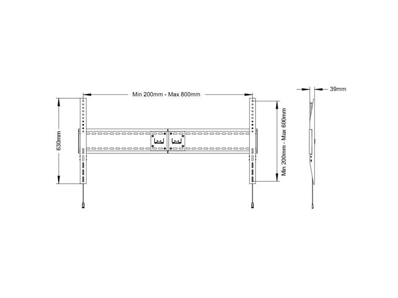Multibrackets M Universal 60-110