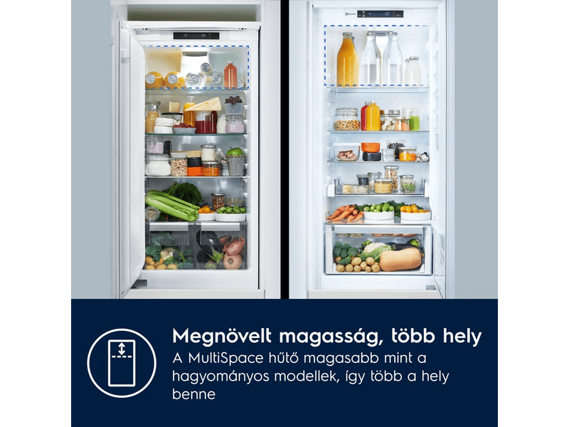 Electrolux ENS8TE19S Beépíthető kombinált hűtőszekrény