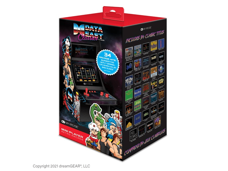 My Arcade Játékkonzol, Data East Classics 34in1 Mini Player Retro Arcade, 10