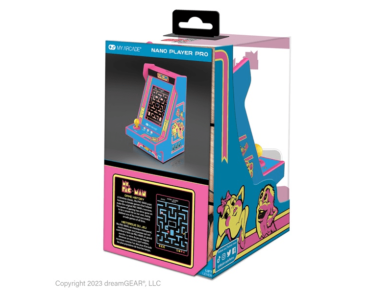 My Arcade Játékkonzol, Ms.Pac-Man Nano Player Pro Retro Arcade, 4.8