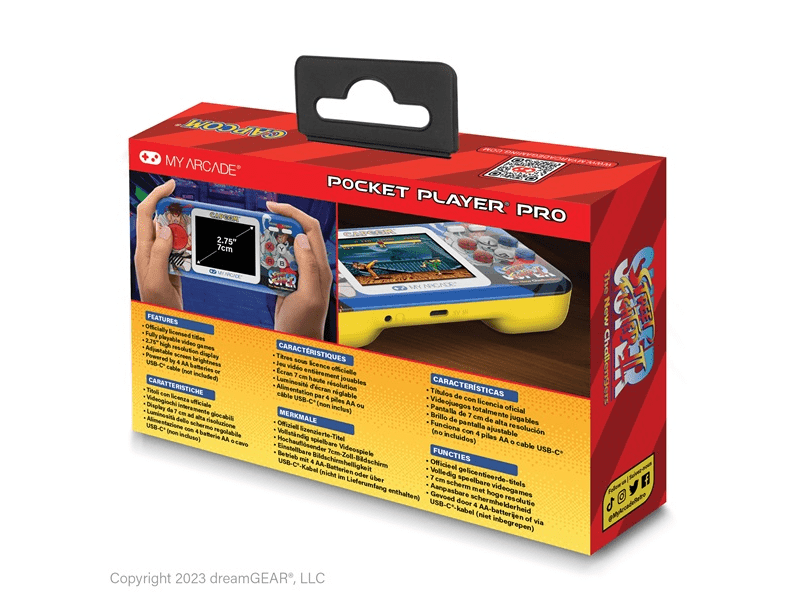 My Arcade Játékkonzol, Super Street Fighter II Pocket Player Pro (DGUNL-4187)