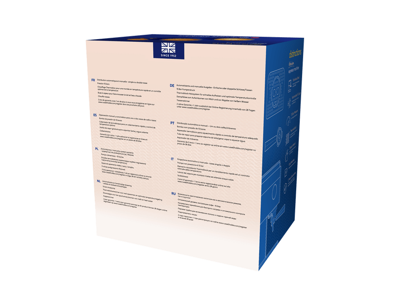 Russell Hobbs 26452-56 Distinctions Espresso kávéfőző, titánium