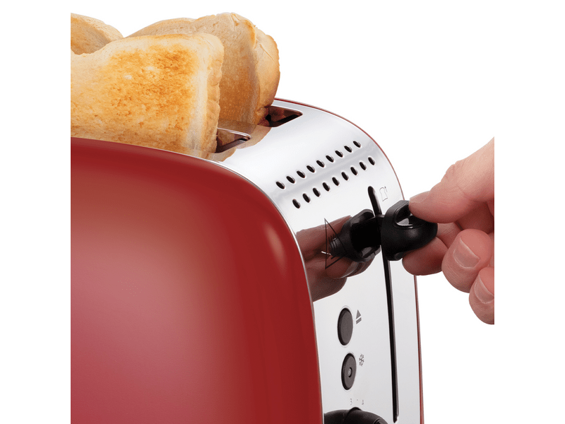 Russell Hobbs 26554-56 Colours Plus toster, crveni