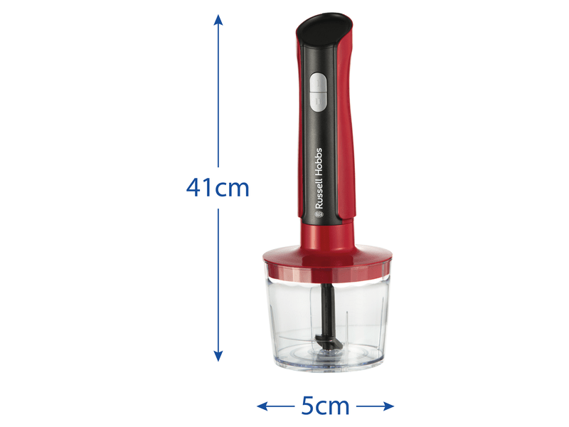 Russell Hobbs Desire 3u1 štapni blender 500W, crveni (27140-56)