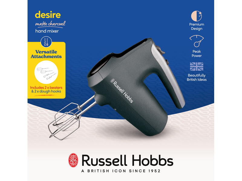 Russel Hobbs Desire kézimixer, matt szénszürke (27151-56)