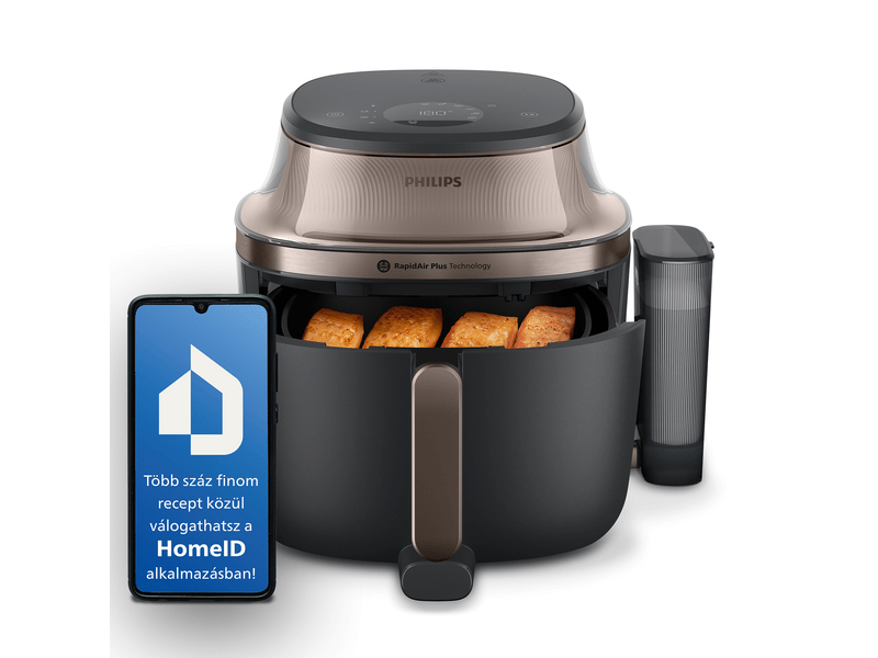 Philips NA547/07 SteamFry+ Airfryer gőzsütéssel, 7,2 l