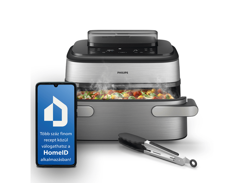 Philips NA565/02 SteamFry+ MAX 9,5L airfryer gőzsütéssel