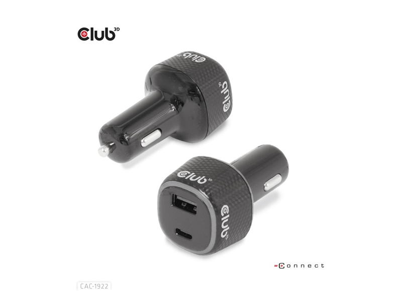 NBT Club3D Notebook / Laptop Car Charger 63 Watt - autós töltő