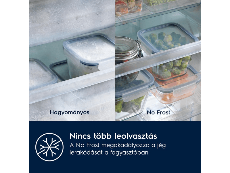 Electrolux LNT7ME32M1 Kombinált hűtőszekrény, NoFrost, 185 cm