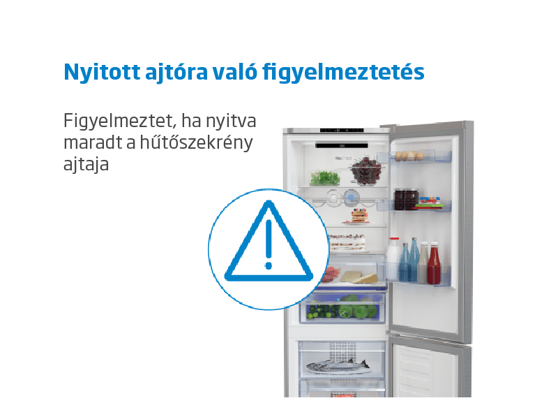 Beko RCNA366I40WN Alulfagyasztós kombinált hűtőszekrény