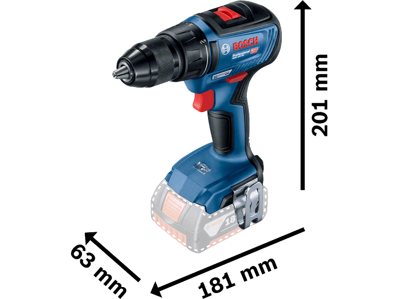 Bosch GSR 18V-50 Akkus fúrócsavarozó (06019H5002)