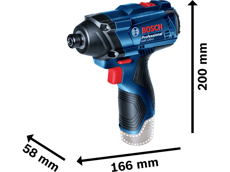 Bosch GDR 120-LI Professional akumulatorski udarni odvijač (06019F0001)