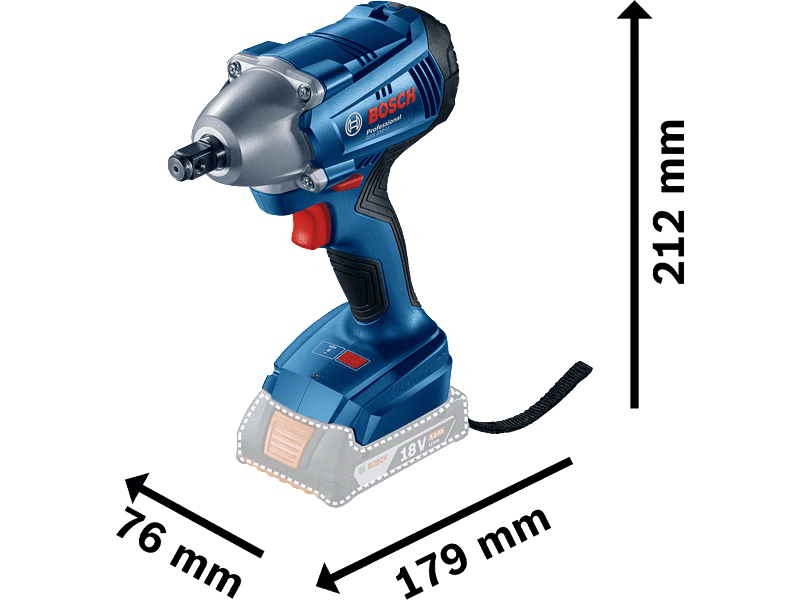Bosch GDS 250-LI Akkus ütvecsavarozó (06019G6120)