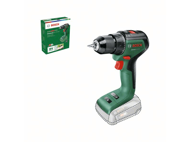 Bosch UniversalDrill 18V-60 Akkus fúrócsavarozó (06039D7000)