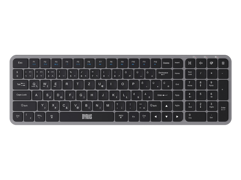 Dyras OF-KEYB263BK Irodai billentyűzet