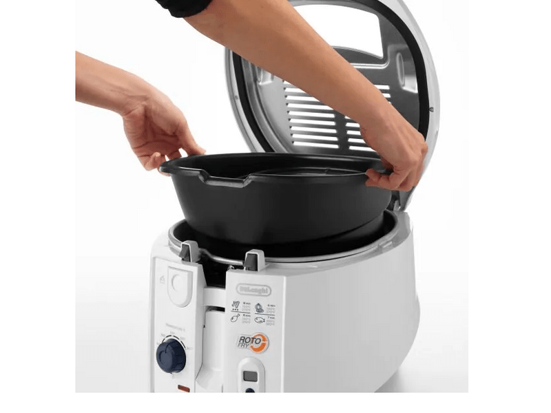 Delonghi Roto Fry F28533.W1 Olajsütő, fehér