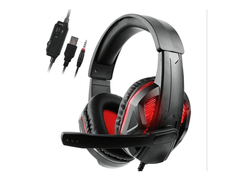 VARR gamer vezetékes billentyűzet + egér + fejhallgató szett, EN kiosztás