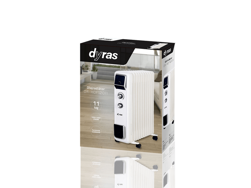 Dyras OR-HOF12011 Olajradiátor, 11 tagú