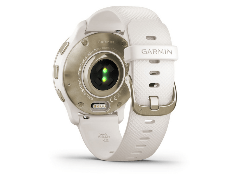 Garmin Venu 2 Plus okosóra, elefántcsont/krémarany (010-02496-12)