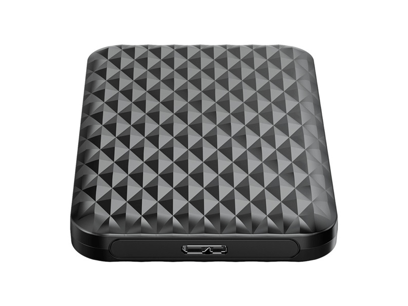 Orico 2520U3-BK/56 Külső HDD/SSD Ház, Fekete, 2.5