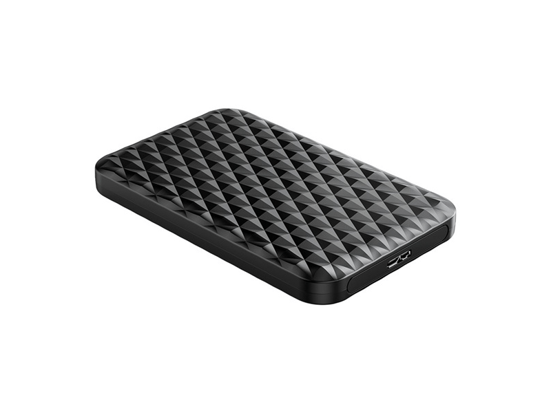 Orico 2520U3-BK/56 Külső HDD/SSD Ház, Fekete, 2.5