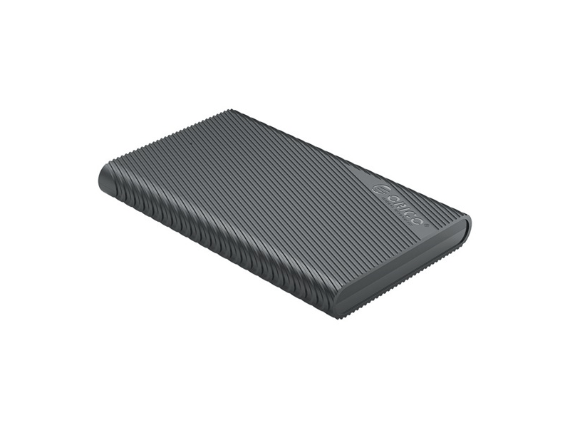 Orico 2521U3-BK/78 Külső HDD/SSD Ház, Fekete, 2.5