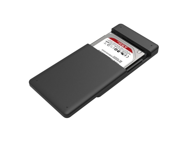 Orico 2577U3-BK/71 Külső HDD/SSD Ház, 2.5
