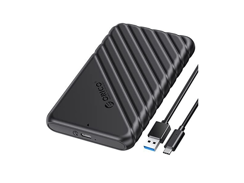 Orico 25PW1-C3-BK/143 Külső HDD/SSD Ház, 2.5