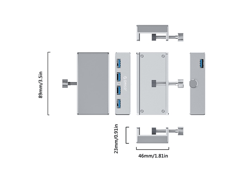 Orico MH4PU-SV USB 3.0 Hub