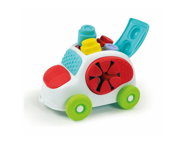 Clemmy Baby autó puha építőkockákkal (17315)
