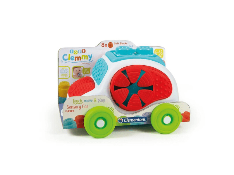 Clemmy Baby autó puha építőkockákkal (17315)