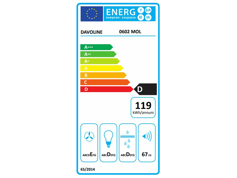 Davoline Olympia 260 LUX WH Páraelszívó bekötőszettel, fehér