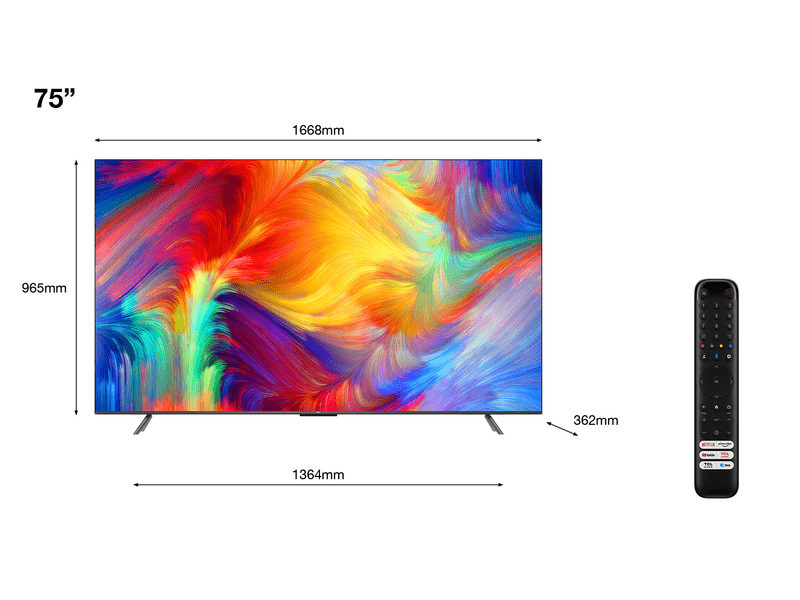 TCL 75P735 4K UHD Google TV