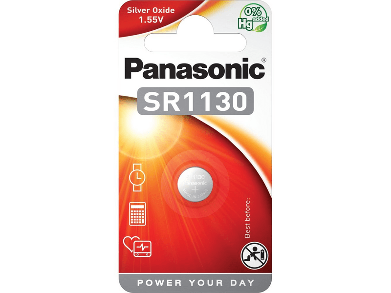 Panasonic SR-1130 1,55V ezüst-oxid óraelem 1db/csomag