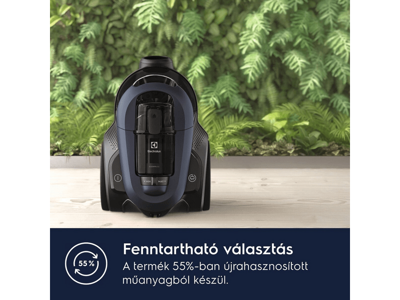 Electrolux EL61C3DB Porzsák nélküli porszívó, farmerkék