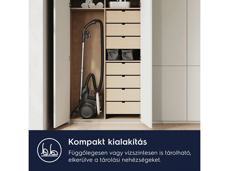 Electrolux EL61C2OG Porzsák nélküli porszívó, óceánzöld