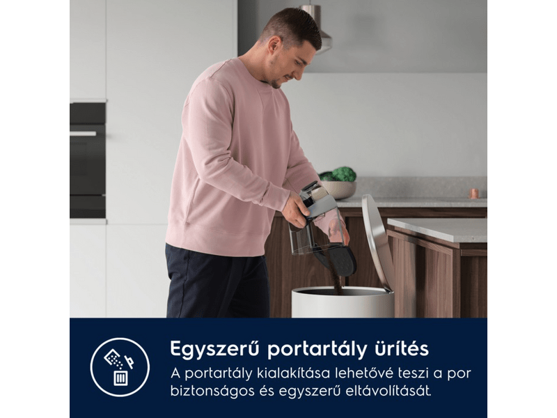 Electrolux EL61A4UG Porzsák nélküli porszívó, szürke