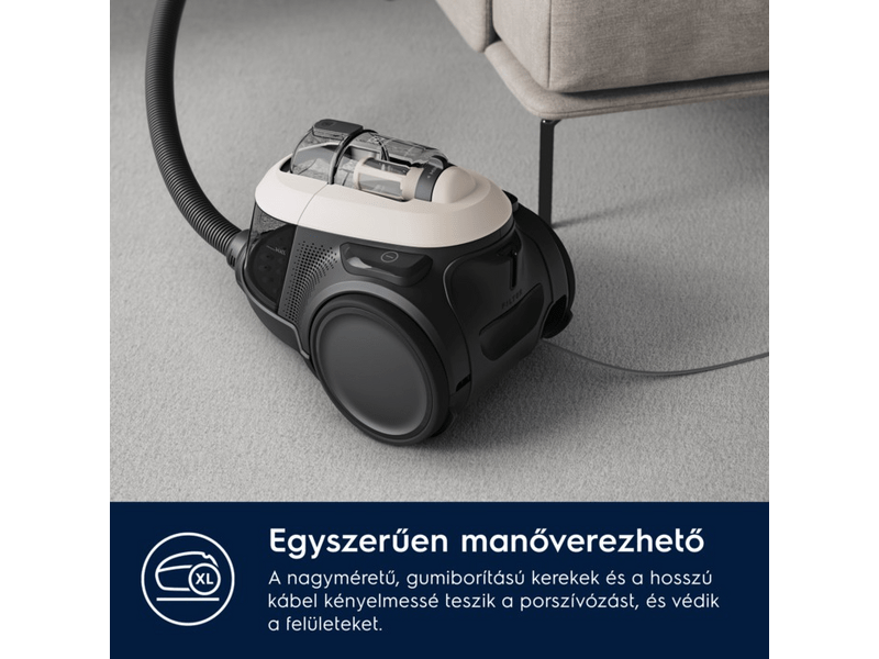 Electrolux EL61H4SW Porzsák nélküli porszívó, kagylófehér