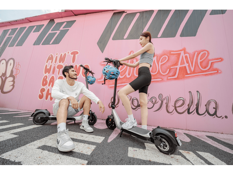 Dyras ER-60 Električni romobil, srebrno-crni