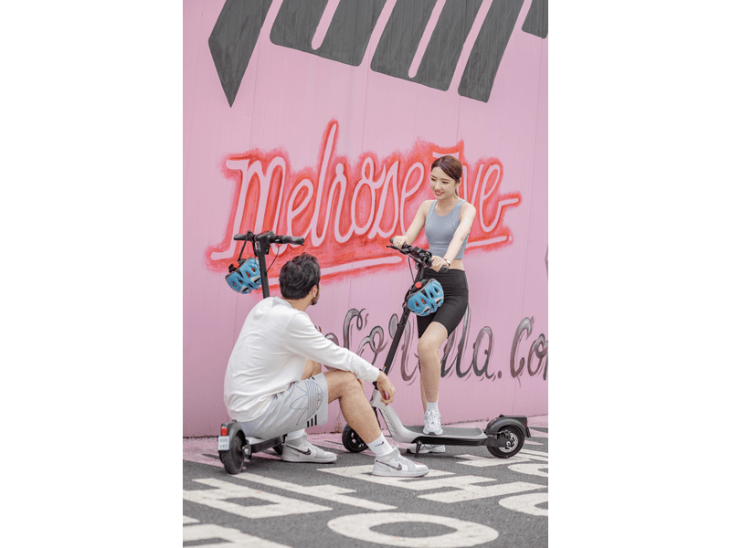 Dyras ER-60 Električni romobil, srebrno-crni