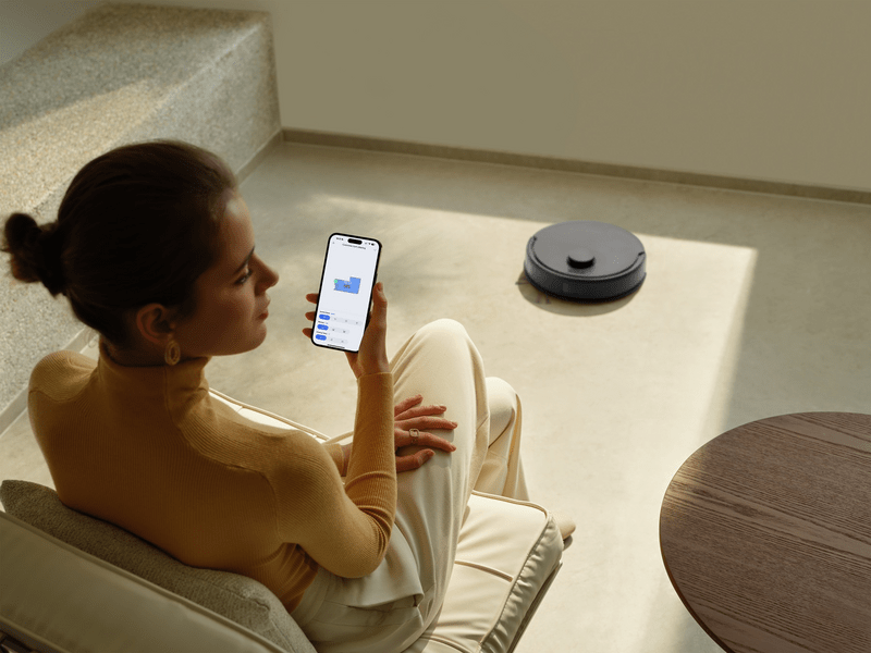 Mova E20 Plus robotporszívó, fekete (RLE22GD-BK)