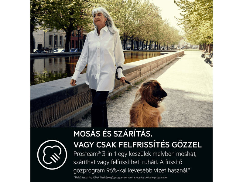 AEG ProSteam® 7000 LWR73044BE Mosó-szárító gép