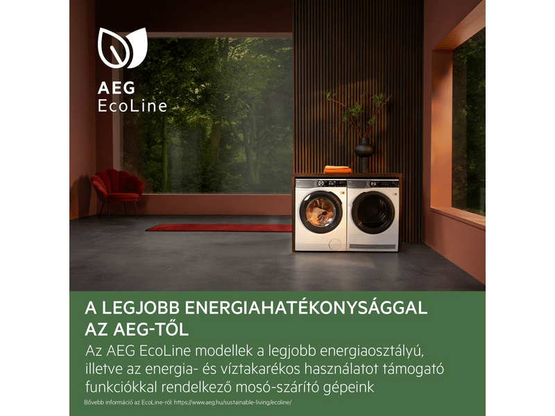 AEG ProSteam® 7000 LWR73044BE Mosó-szárító gép