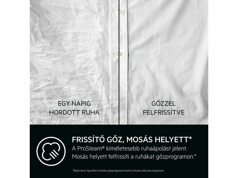 AEG LFR73844VE Elöltöltős gőzmosógép, 8 kg