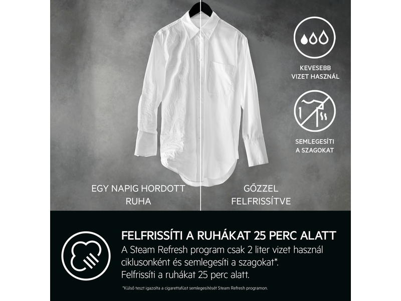 AEG LFR83864VE UniversalDose Elöltöltős gőzmosógép