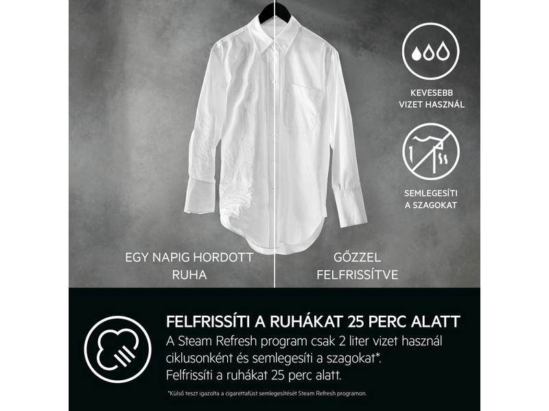 AEG LFR83844VE UniversalDose parna perilica rublja s prednjim punjenjem